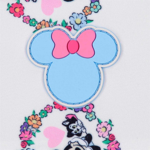 Bolso de hombro Disney Minnie Mouse Flores, 14x14x4cm