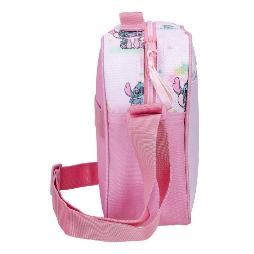 Lancheira Disney Stitch Aloha 23x20x9cm adaptável a trolley