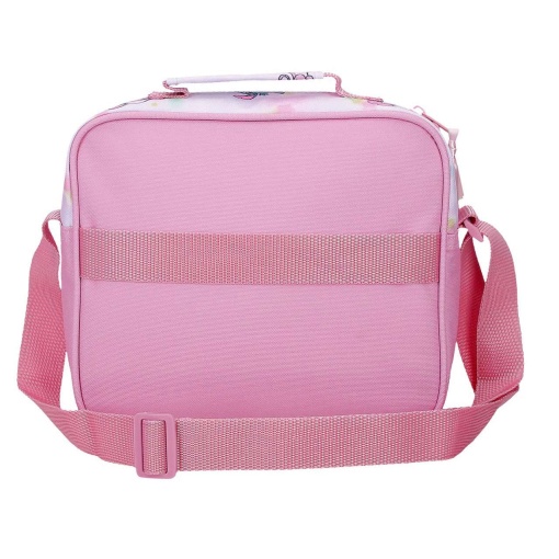 Lancheira Disney Stitch Aloha 23x20x9cm adaptável a trolley