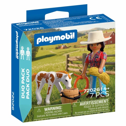 PLAYMOBIL Duopack Cavaleiro com Cavalo 72026