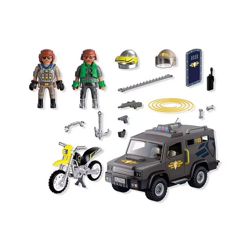 Pack promocional PLAYMOBIL Vehículo táctico policial especial 72066