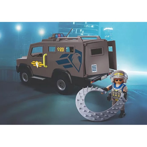 Pack promocional PLAYMOBIL Vehículo táctico policial especial 72066