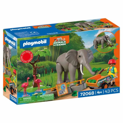 PLAYMOBIL Promo Pack Elefante com Tratador 72068