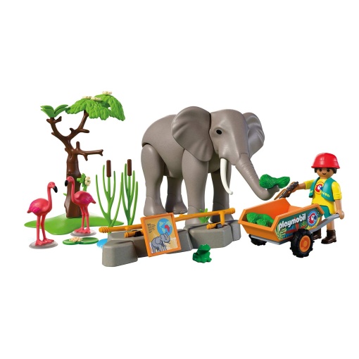 PLAYMOBIL Promo Pack Elephant with Handler 72068
