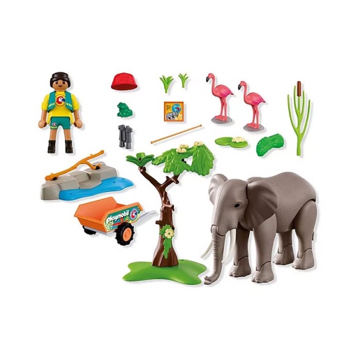 PLAYMOBIL Promo Pack Elephant with Handler 72068
