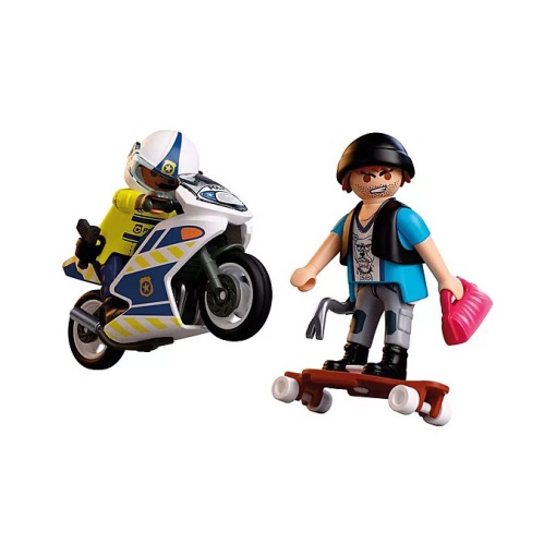 PLAYMOBIL City Action Persecución en motocicleta 72079