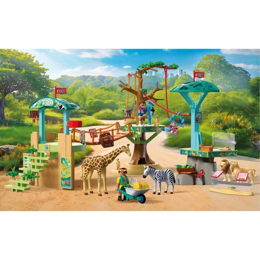 PLAYMOBIL Animal & Friends Zoo: Parque de Escalada Selvagem 72070