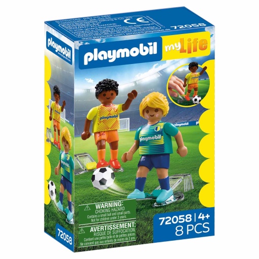 PLAYMOBIL My Life Jogadores de Futebol 72058