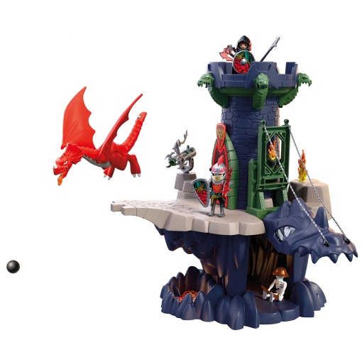 PLAYMOBIL Caballeros Torre de los Caballeros Dragón 72113