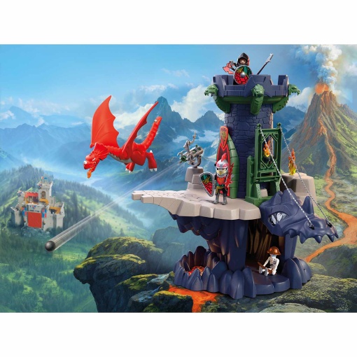 PLAYMOBIL Caballeros Torre de los Caballeros Dragón 72113