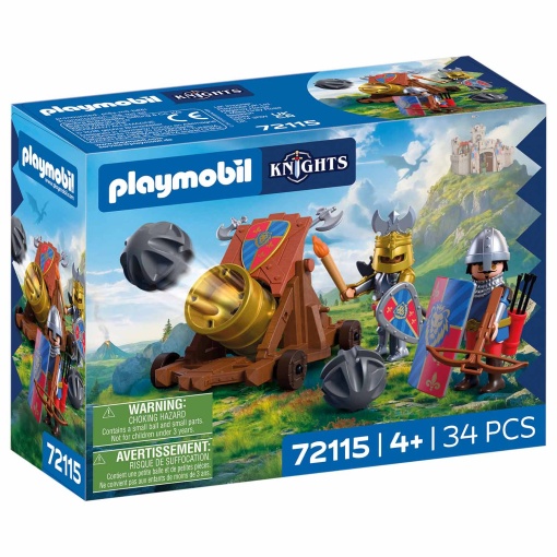 PLAYMOBIL Knights Canhão de Fogo dos Cavaleiros do Leão 72115