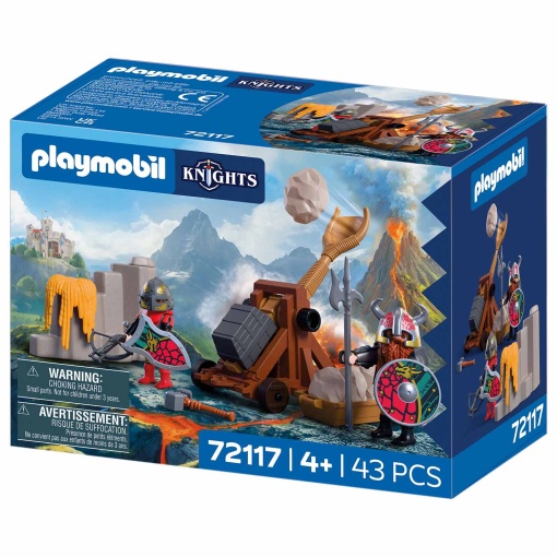 PLAYMOBIL Knights Catapulta dos Cavaleiros do Dragão 72117