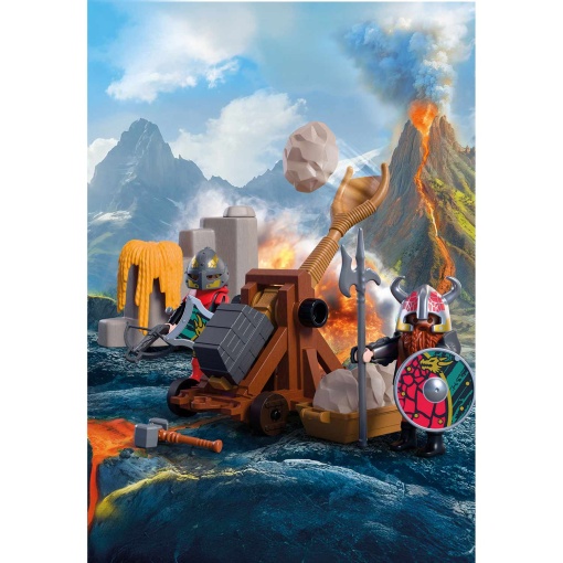 PLAYMOBIL Caballeros Dragón Caballeros Catapulta 72117