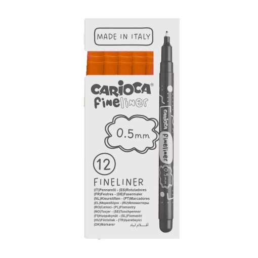 CARIOCA Fineliner 0.5mm orange