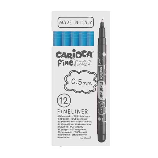 CARIOCA Fineliner 0.5mm sky blue