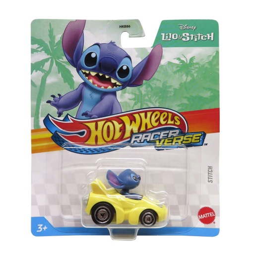 Ruedas calientes Racerseverse Disney Stitch Mattel HKB86/HKB90