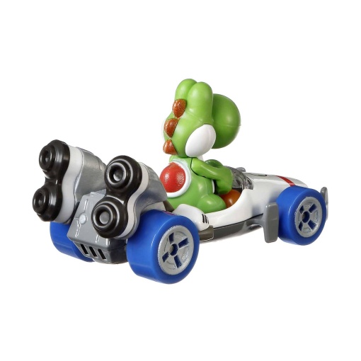 Coche HOT WHEELS Mario Kart + figura Yoshi B-Dasher Mattel GBG25/GBG29
