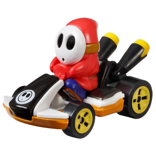 HOT WHEELS Mario Kart coche + figura Shy Guy Standard Kart Mattel GBG25/GRN25