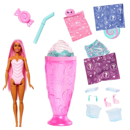 BARBIE Pop Reveal série guloseimas rosa Mattel JFY00/JFY62