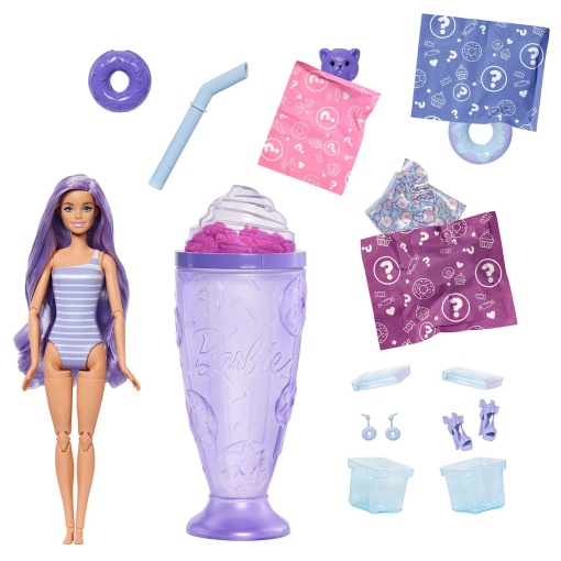 Barbie Pop Reveal serie golosinas moradas Mattel JFY00/JFY60