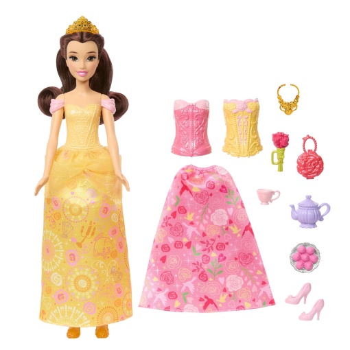 DISNEY PRINCESS Belle Stories 2 in 1 Mattel JFJ82