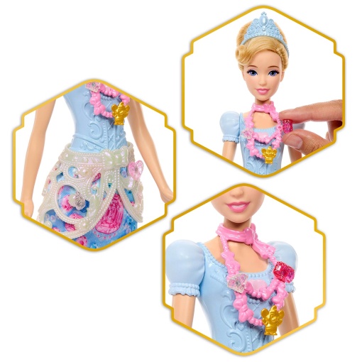 DISNEY PRINCESS Jewel Reveal Cinderella Mattel JHL50