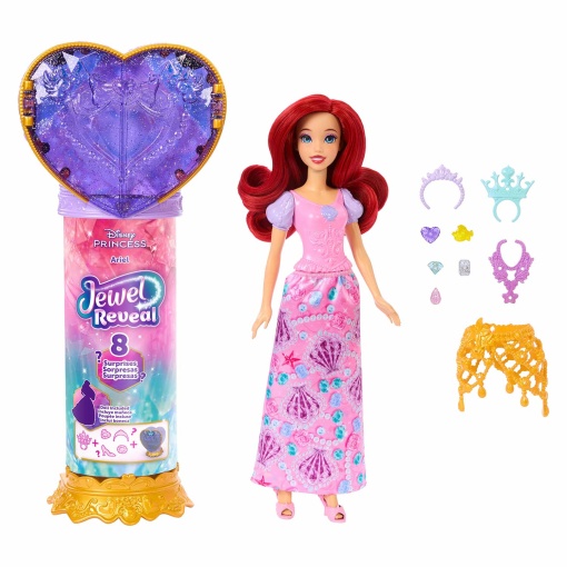 DISNEY PRINCESS Jewel Reveal Ariel Mattel JHL49