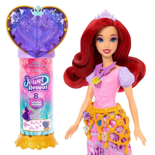 Princesa Disney: Revelación de joyas Ariel Mattel JHL49