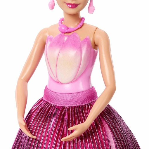 BARBIE Metal Pop vestido Tulipa rosa Mattel JMF56/JMF57