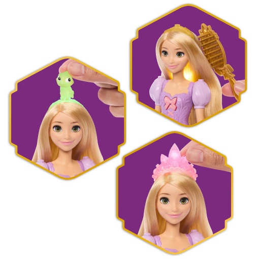 Princesa Disney Rapunzel Cabello Mágico Mattel JHL46