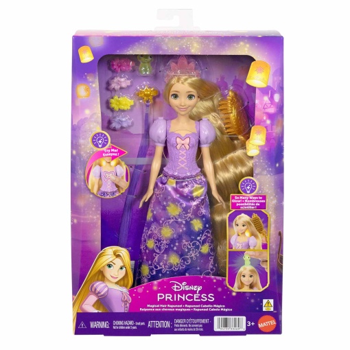 Princesa Disney Rapunzel Cabello Mágico Mattel JHL46