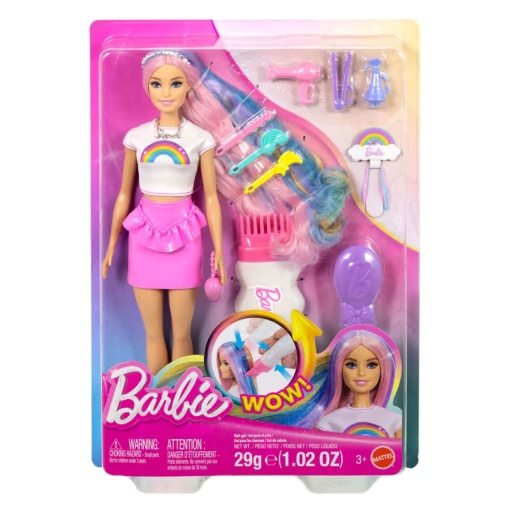 BARBIE Cabelo Arco-íris Mattel JJP07