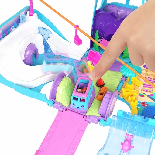 POLLY POCKET Aventura móvil para mascotas Mattel JCC22