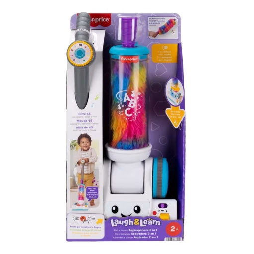 FISHER-PRICE Laugh & Learn Mattel JMM34 2-in-1 Vacuum Cleaner