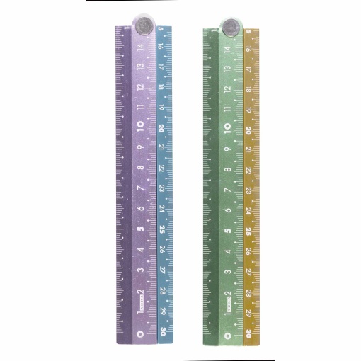 ARDA Keep Colour Pastel 30 cm Folding Aluminum Ruler Assorted 1783015