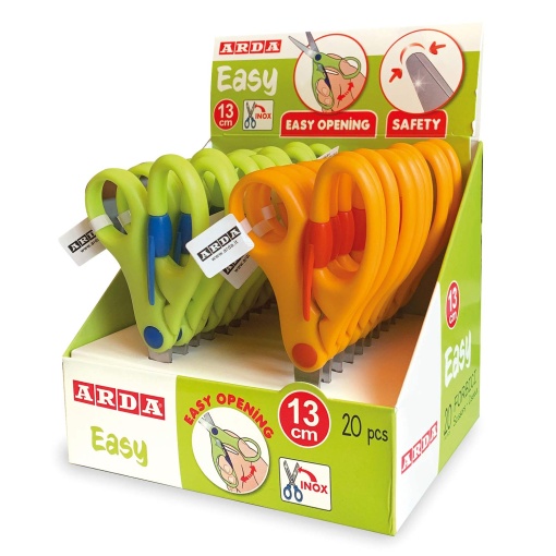 Tesoura escolar 13 cm redonda ARDA Easy sortido FA1204SF