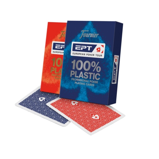 Cartas de póker inglesas, laminadas, EUROPEAN POKER TOUR FOURNIER