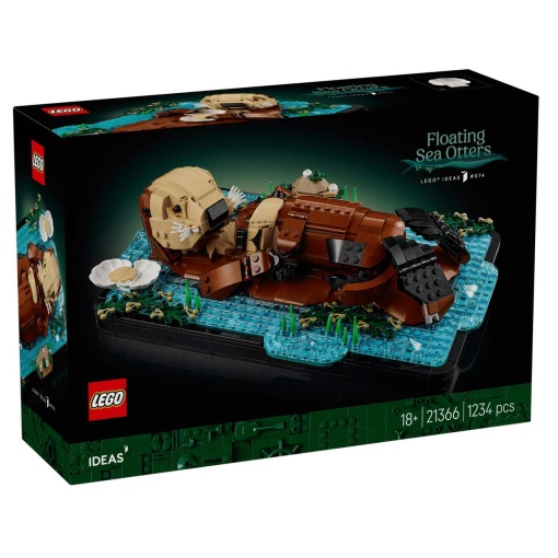 LEGO IDEAS Nutrias marinas flotantes 21366