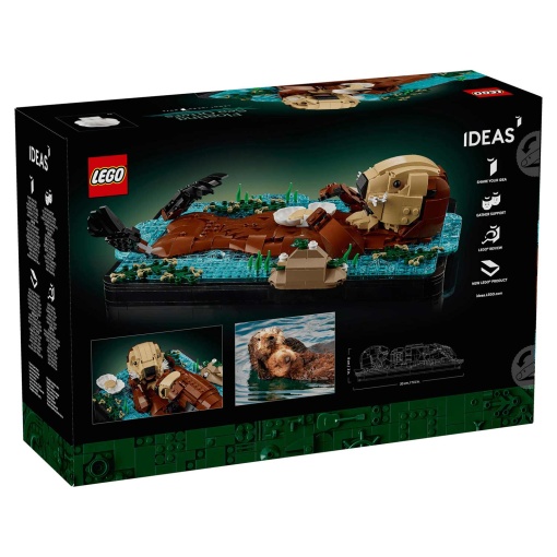 LEGO IDEAS Nutrias marinas flotantes 21366