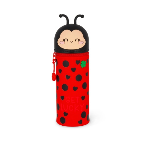 Estojo de silicone 2 em 1 LEGAMI Kawaii Ladybug "Get lucky"