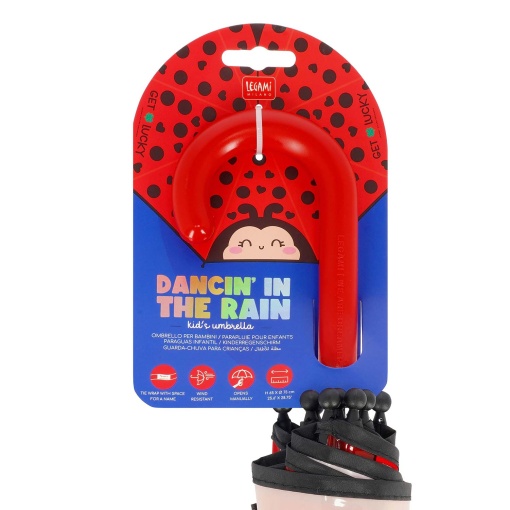 Guarda-chuva manual 65cm LEGAMI Ladybug "Dancin' in the rain"