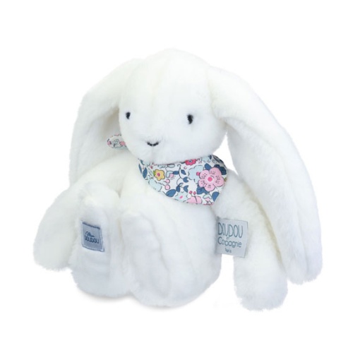 Peluche conejo Fleurette blanco 25 cm DOUDOU ET COMPAGNIE