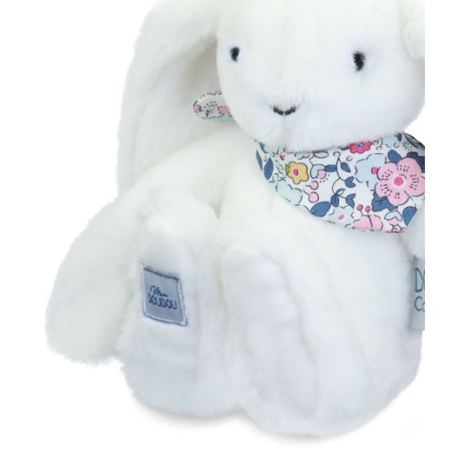 Peluche conejo Fleurette blanco 25 cm DOUDOU ET COMPAGNIE