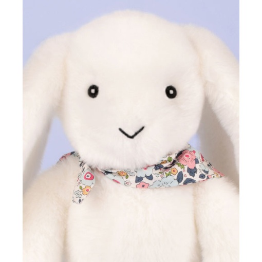 Peluche conejo Fleurette blanco 25 cm DOUDOU ET COMPAGNIE