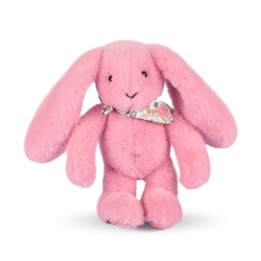 Peluche conejo Fleurette rosa 25 cm DOUDOU ET COMPAGNIE