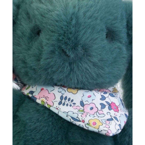 Peluche conejo Fleurette verde 25 cm DOUDOU ET COMPAGNIE