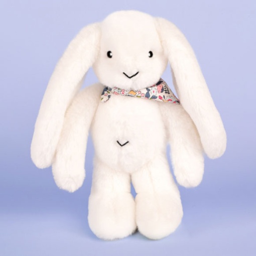 Peluche conejo Fleurette blanco 35 cm DOUDOU ET COMPAGNIE