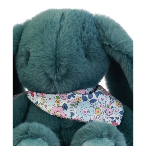 Peluche conejo Fleurette verde 35 cm DOUDOU ET COMPAGNIE