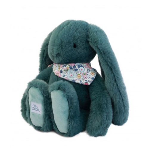 Peluche conejo Fleurette verde 35 cm DOUDOU ET COMPAGNIE