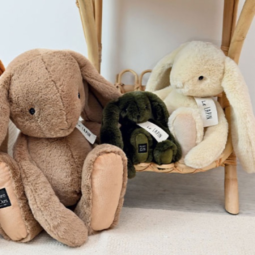Peluche conejo crudo 32 cm HISTOIRE D´OURS